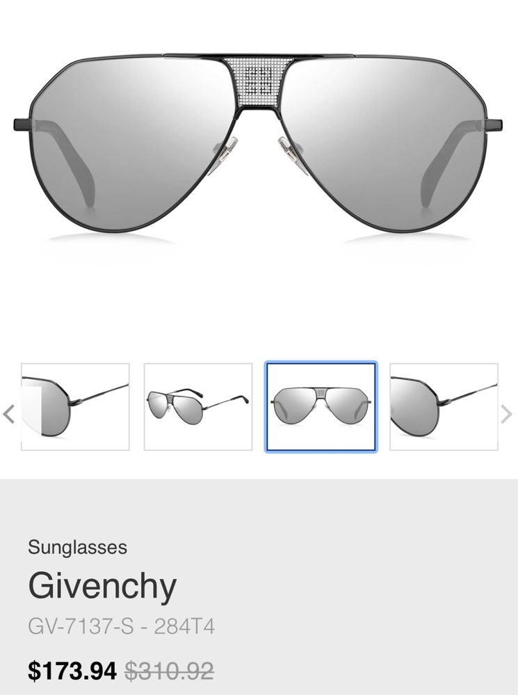 Ochelari de soare, Givenchy