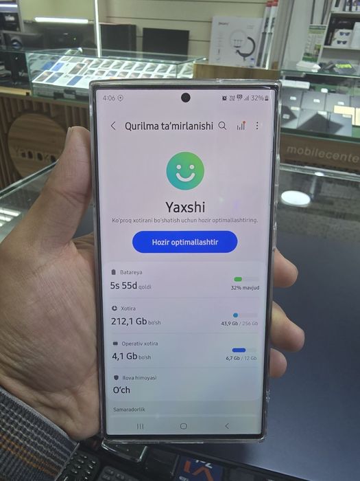 Samsung s23 ultra 12/256gb ideal imei o'tgan