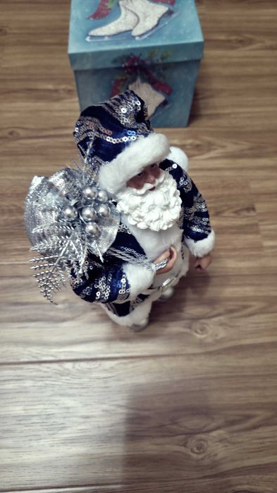 Figurina decorativa Mos Craciun 30 cm