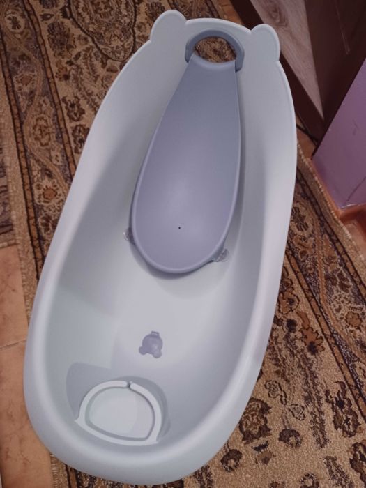 Cadita bebelus cu suport ergonomic detasabil