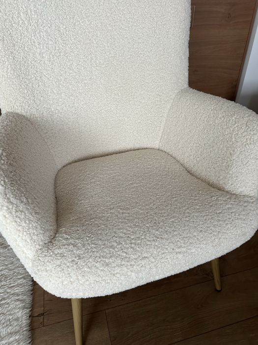 Fotoliu plusat cu puf pt picioare