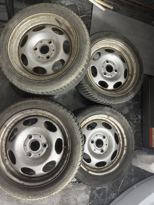 Jante de tabla cu anvelope de iarna smart fortwo
