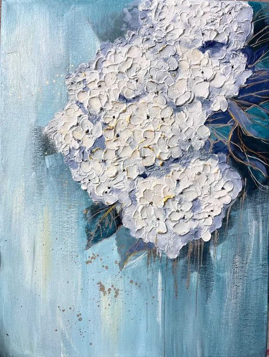 Интерьерная картина Гортензия 30х40