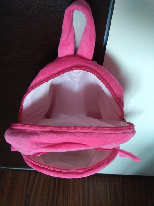 НОВА Детска раница за градина бейби акула baby shark pink blue