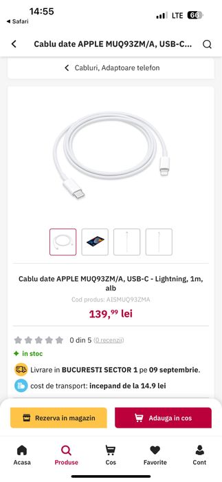 Incarcator iPhone Original