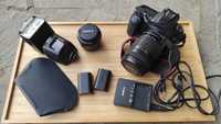 Canon 60D + 50mm + 18-135mm + 75-300mm + accesorii