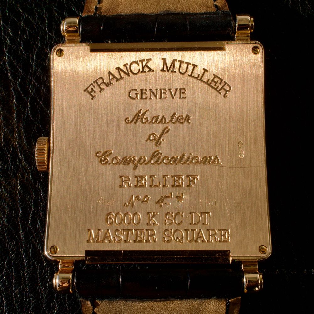 Franck Muller Master Square King 6000 K SC DT Rose Gold •