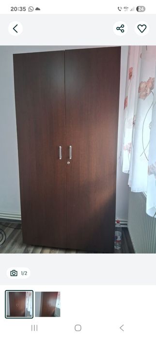 Dulap l100/h205 cu rafturi