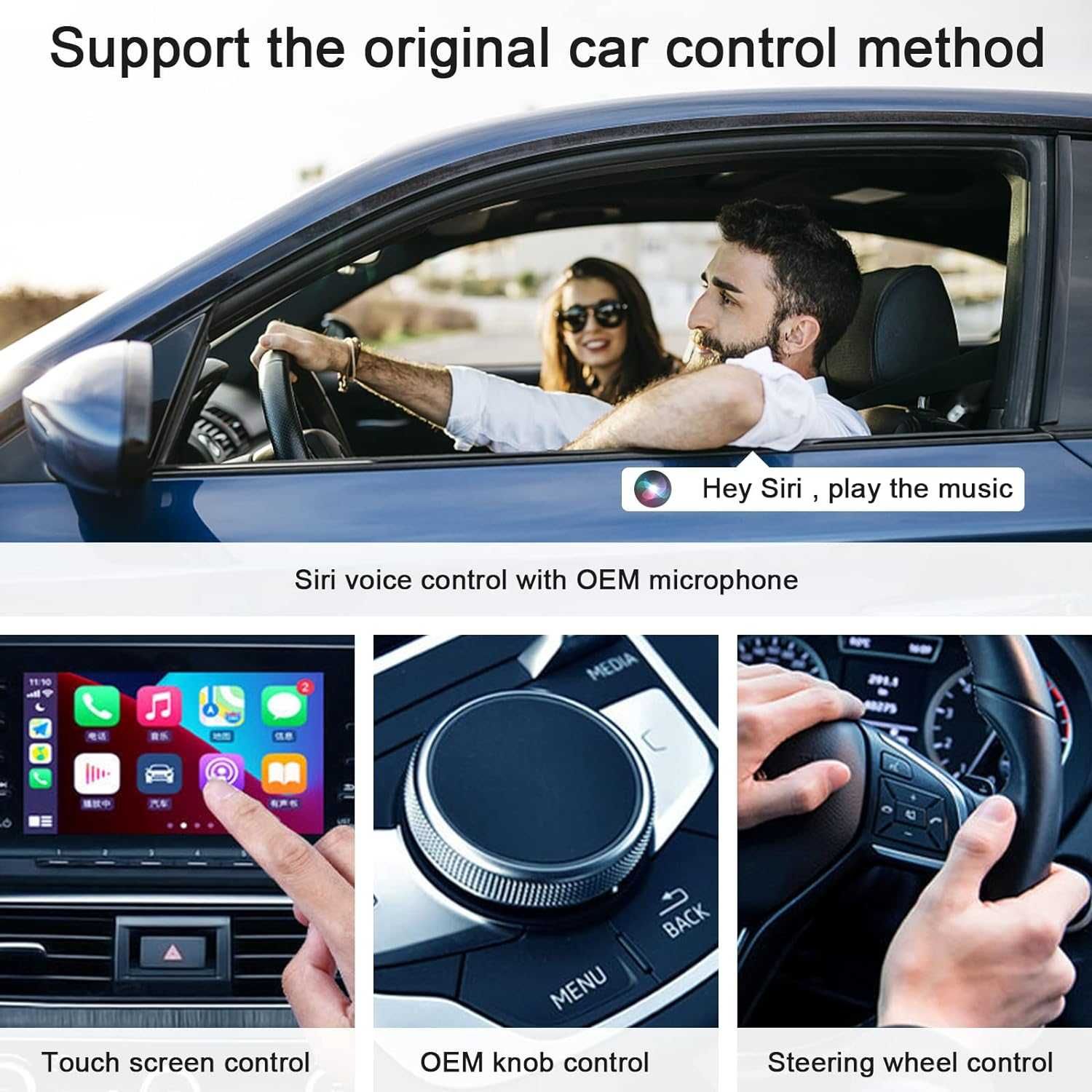 Безжичен CarPlay адаптер за iPhone
