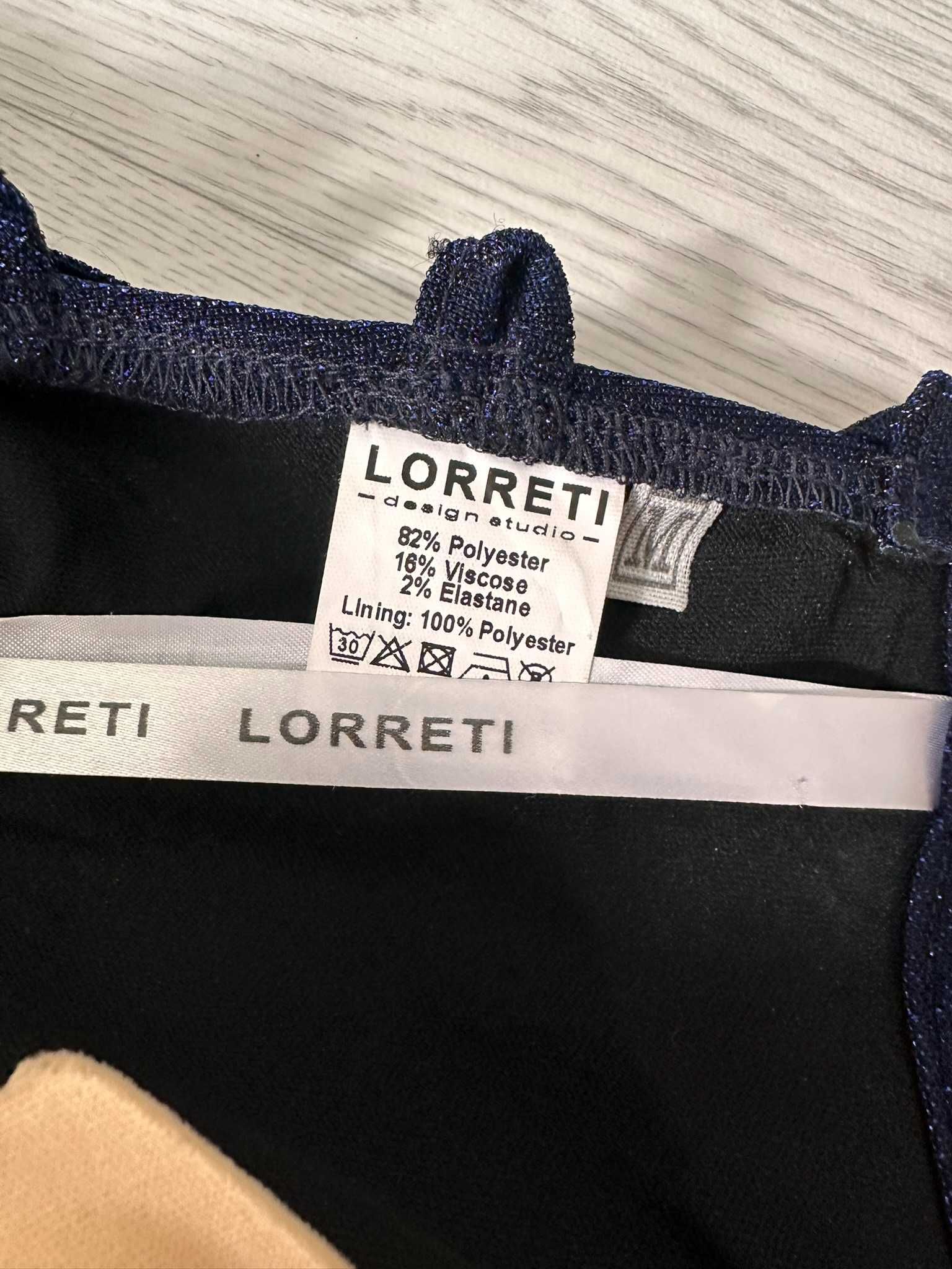 Рокля "Lorreti" официална синя за бал С-М