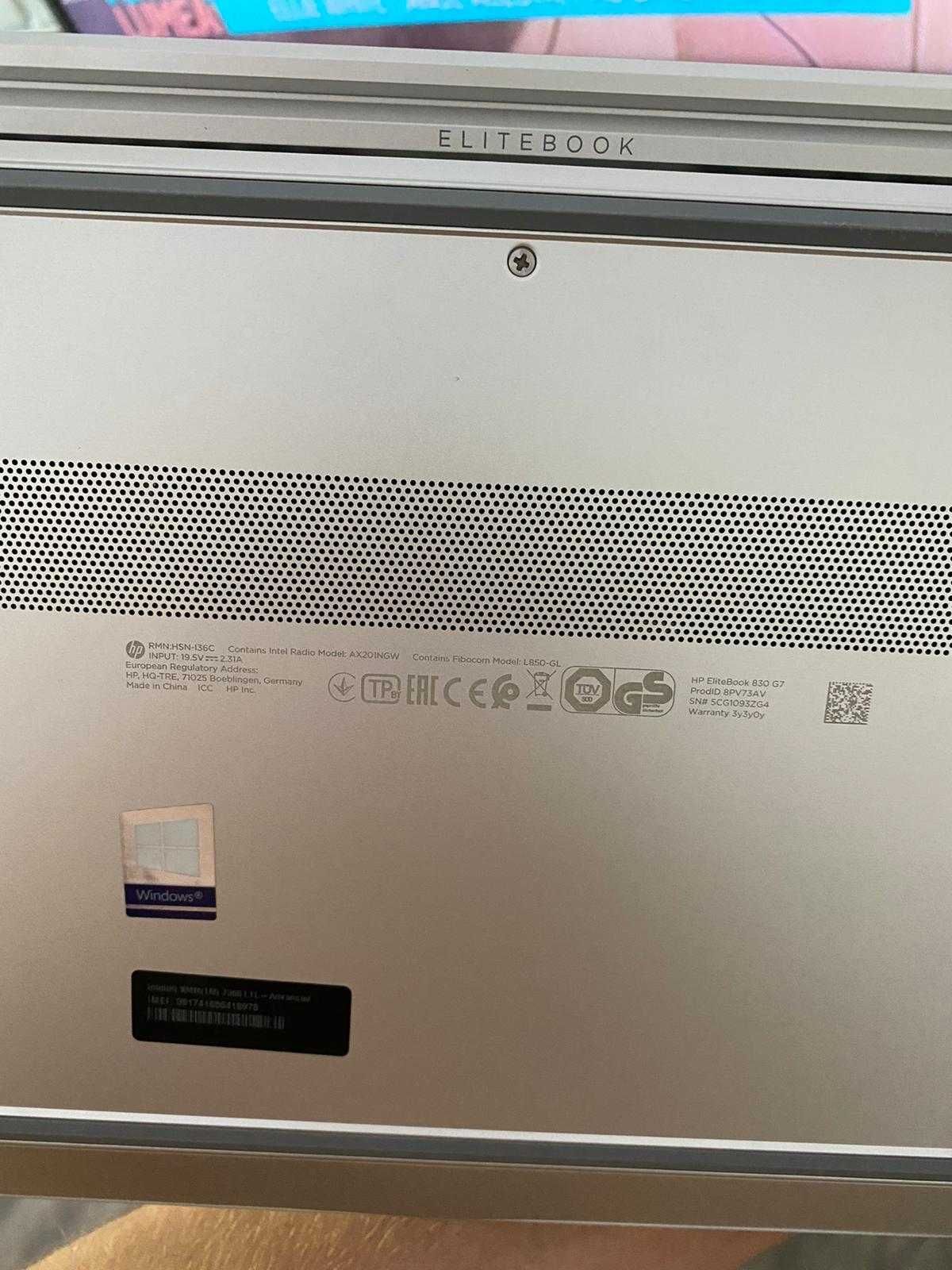 Vand HP EliteBook 830 G7 - 14" - Core i5 10310U - VPro