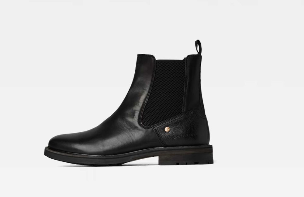 Оригинални мъжки черни боти ботуши обувки G-STAR - размер 43 като нови