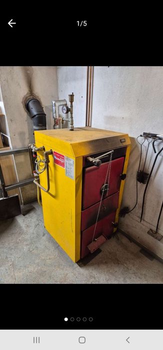 Centrala pe lemne sau carbuni 22kw