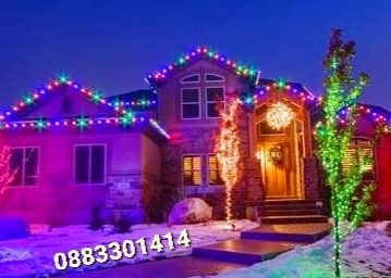 Светещ Коледен маркуч 10 метра Водоустойчив