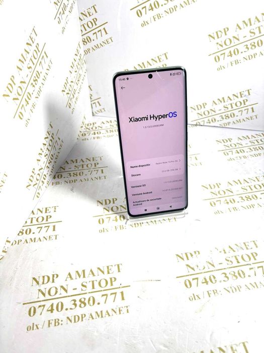 NDP Amanet Calea Mosilor 298 REDMI NOTE 14 PRO ( 43636)