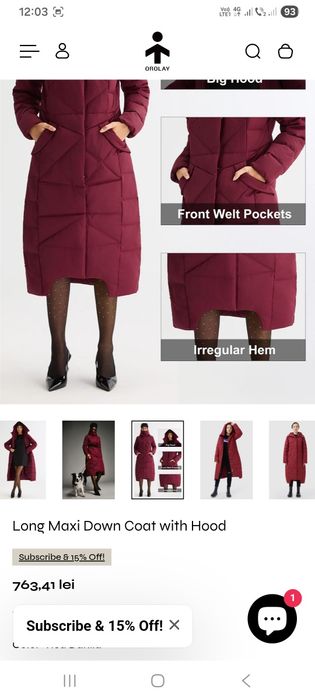 Haina noua lunga dama Orolay germania