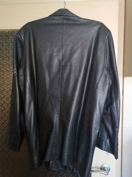 Италианско мъжко кожено сако