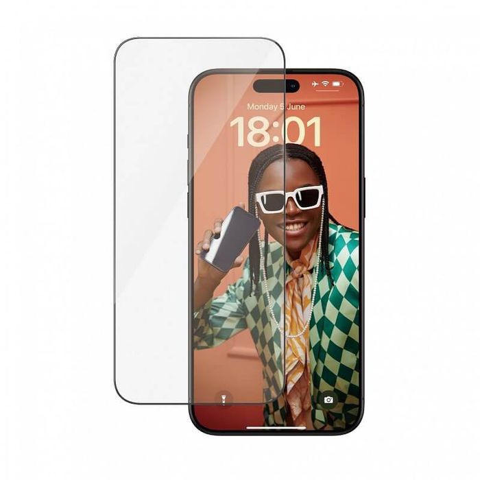 Стъклен протектор PanzerGlass UWV Antibacterialза iPhone 15 Pro/Max