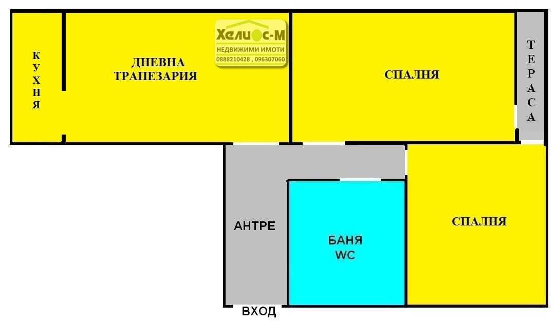 Продава се Двустаен апартамент в Монтана, Пъстрина - 65 кв.м за 1373 €/кв.м - Снимка #9