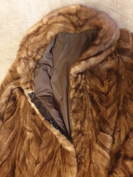 Haină lungă de nurca mar 44-46