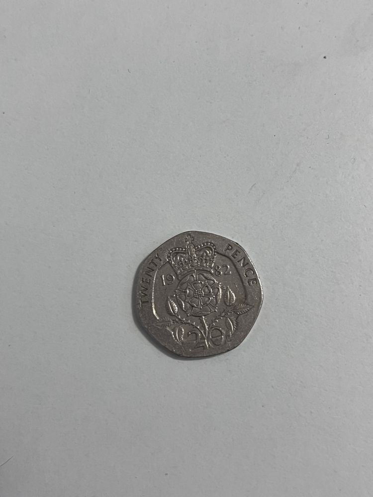 Moneda de colectie 1982, 20 pence