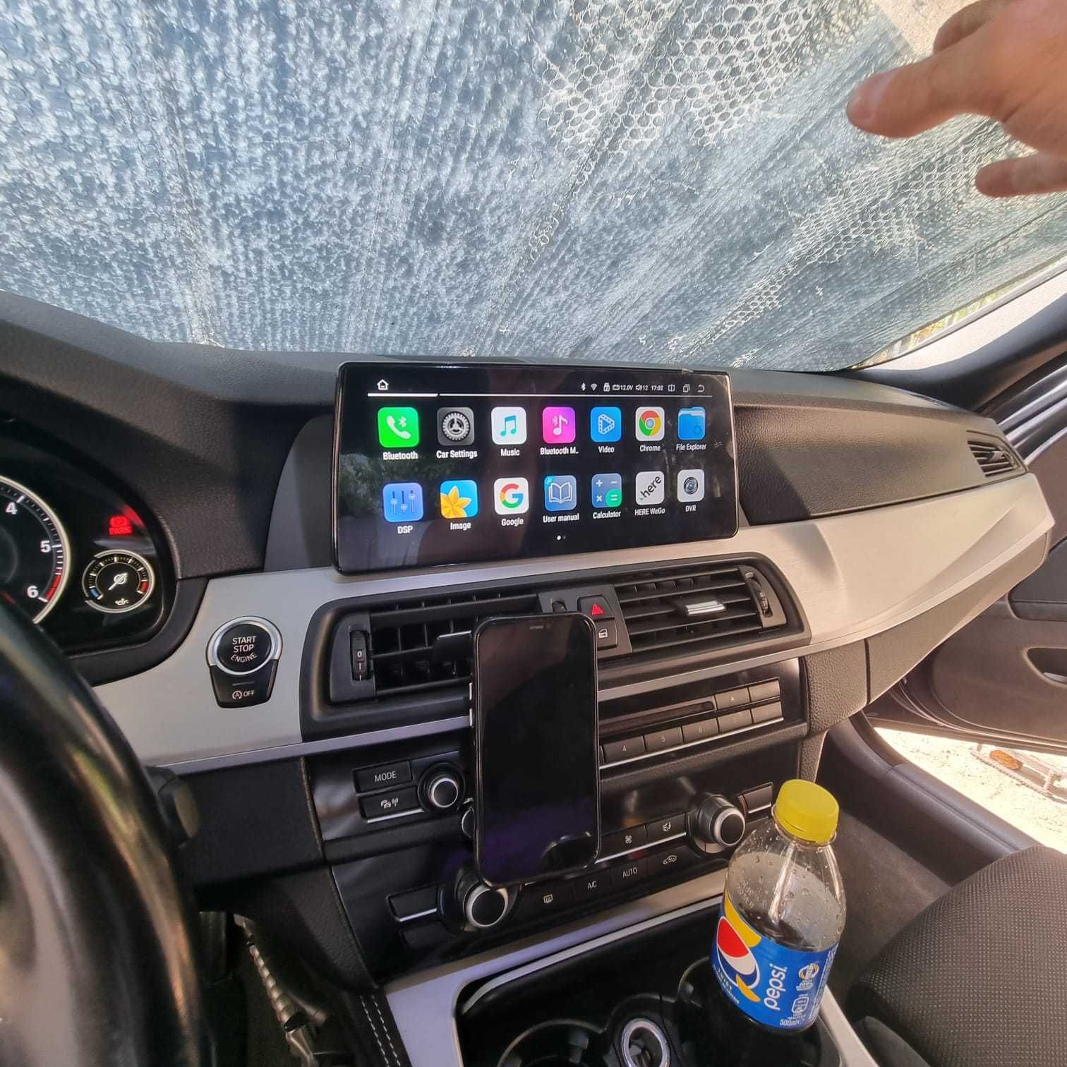 Navigatie android 8GB BMW f10 f11 Carplay Waze YouTube