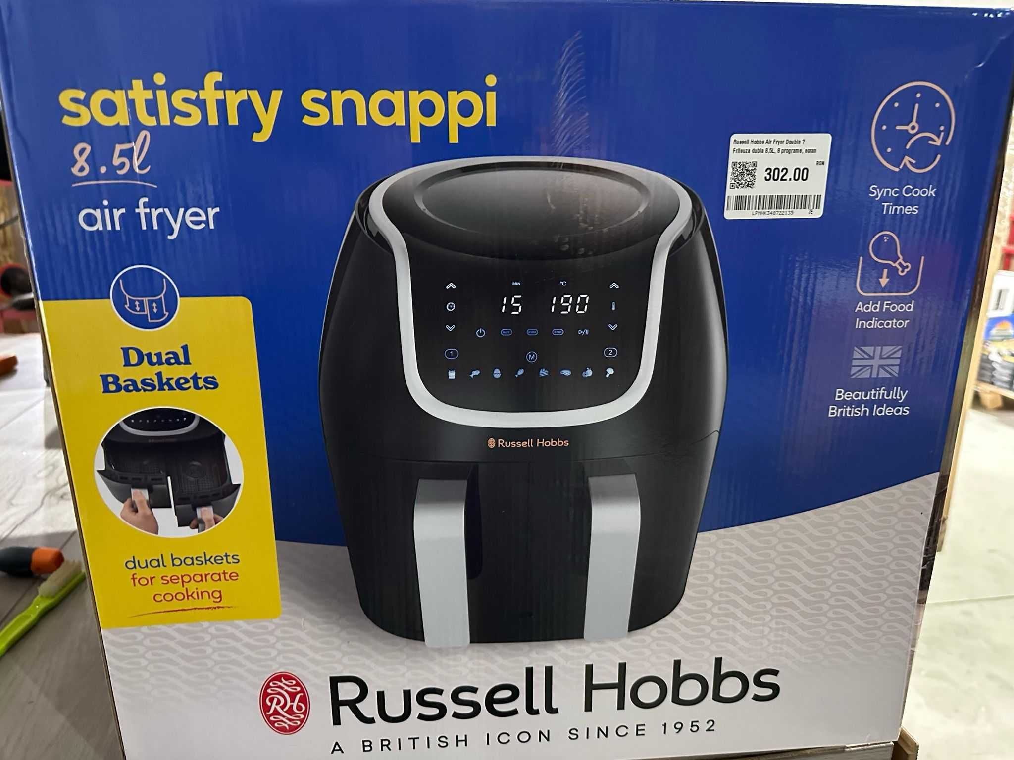 Friteuză cu aer cald Russell Hobbs 27290-56, 8.5L
