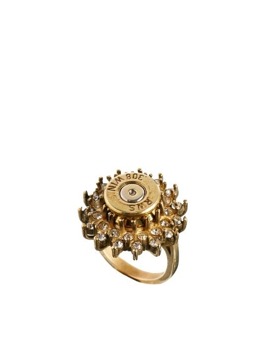 Inel dama (aurit, cristale Swarovski)