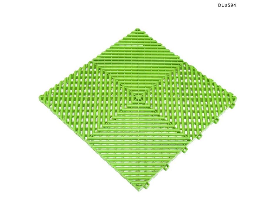 Montaj rapid pardoseală modulară – plăci PVC 40×40 Verde strălucitor