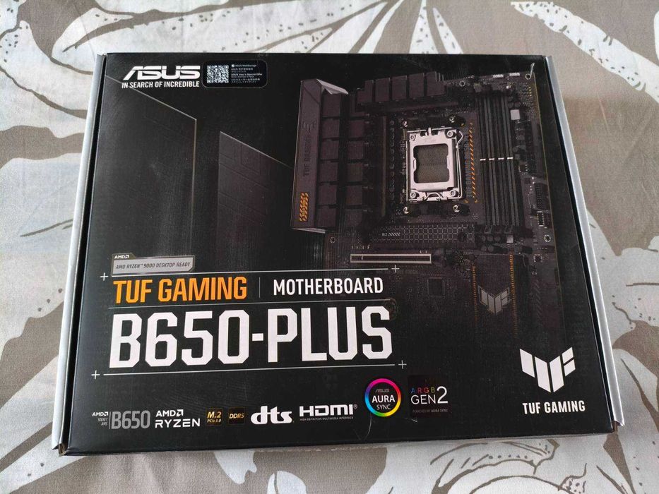 Продавам дънна платка за AMD (AM5 socket) ASUS TUF Gaming B650-PLUS