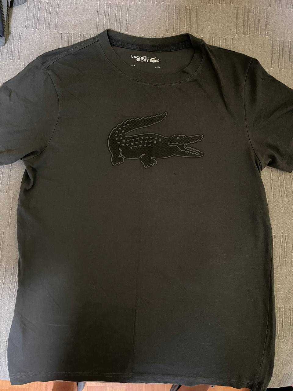 Тъмно Сива LACOSTE тениска - размер L