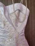 Rochie mireasă albă cu dantelă & broderie