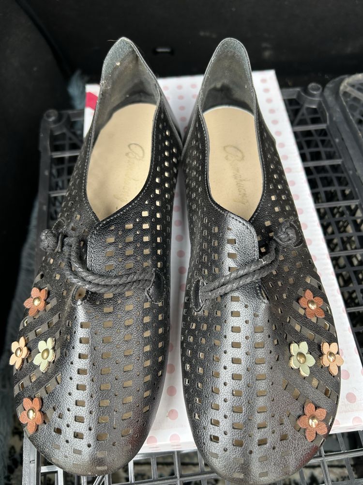 Botine/ pantofi piele noi