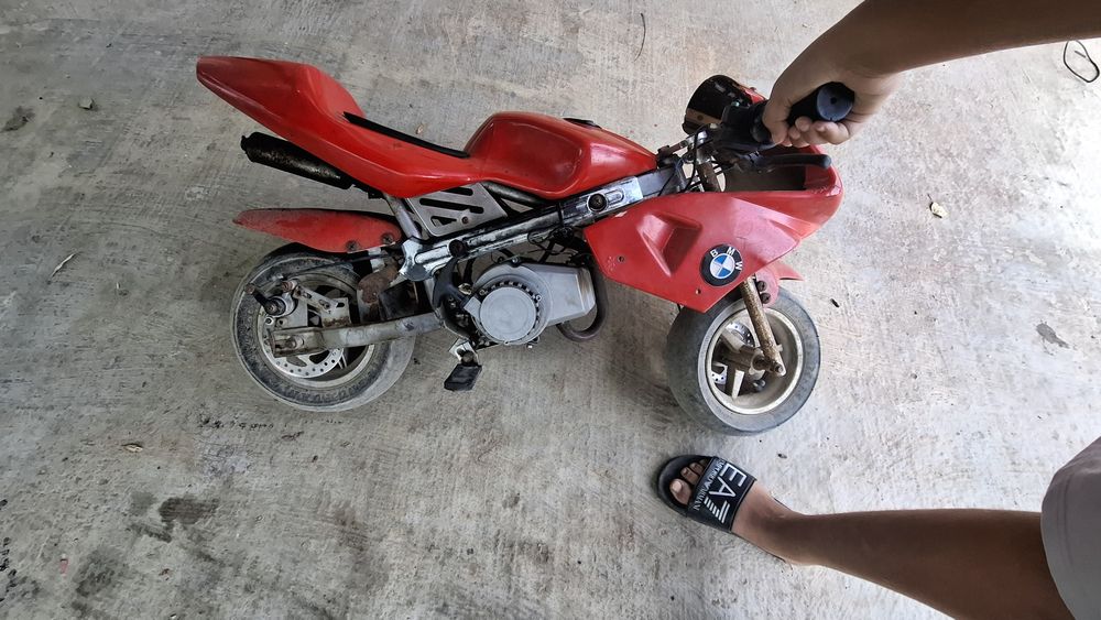 Vand Pocket bike 49cc modificat prinde 70km/h, preț 1100 lei