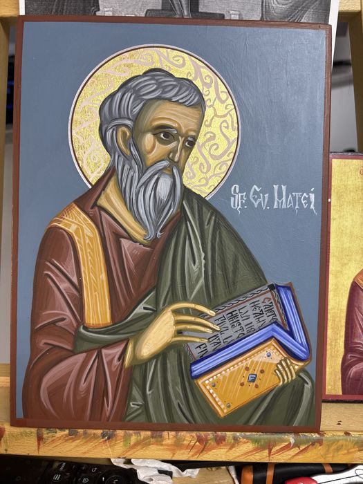 Icoana pictata Sfantul Matei