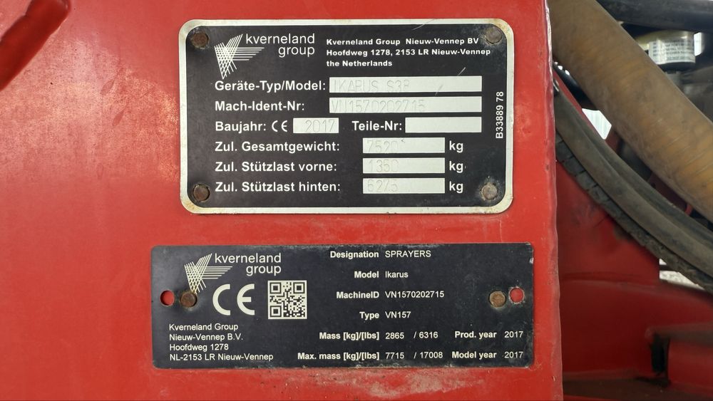 Vand  Kverneland  Ikarus  S38