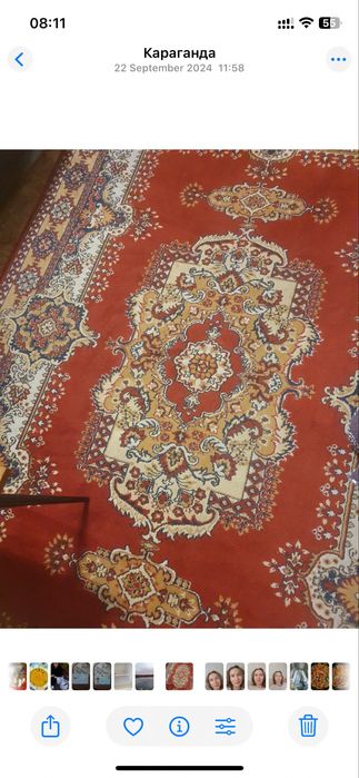 Продаю ковер советский шерстяной