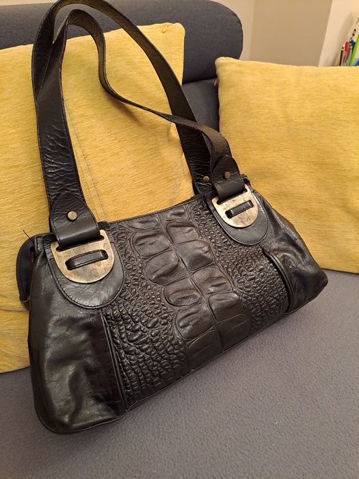 Чанта от естествена шагринирана кожа!