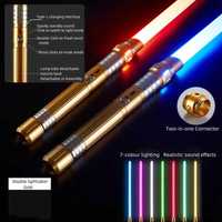 x2 Sabii laser Star Wars cu maner din metal 7 culori cu senzor