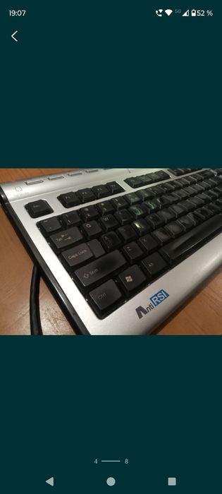 Tastatura cu port usb, casti, mictofon