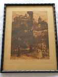 Gravura vintage originala