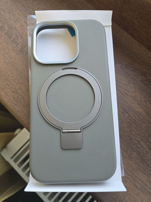 Husa Carcasa iPhone 16 Pro, Vetter Clip-On Silk Series cu stand, MagSa