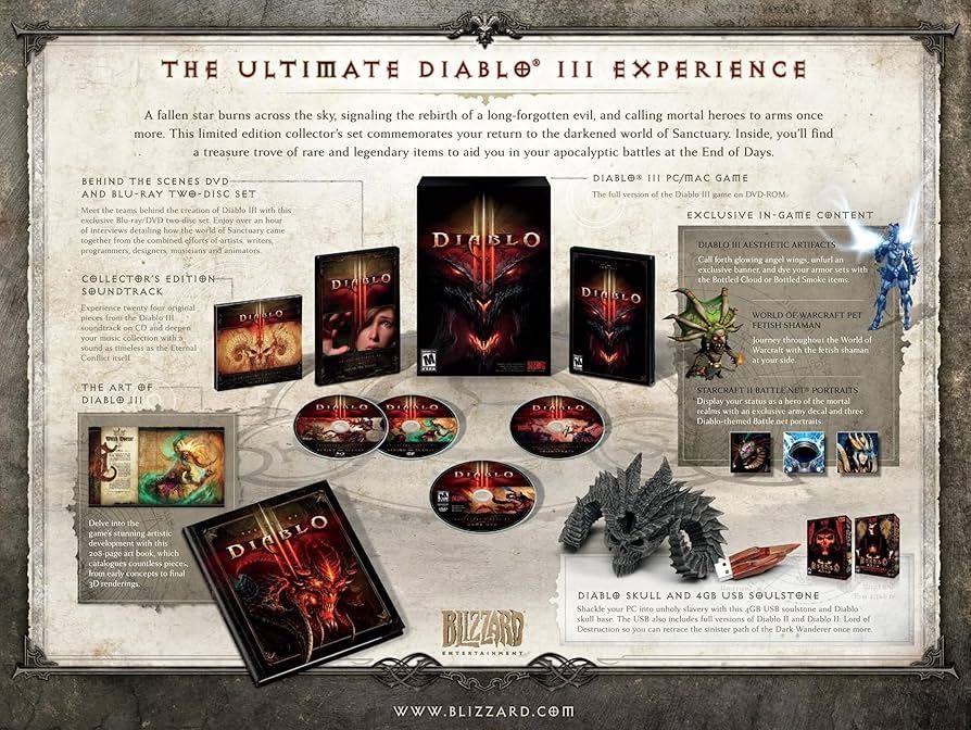 Diablo 20th anniversary collector's bust