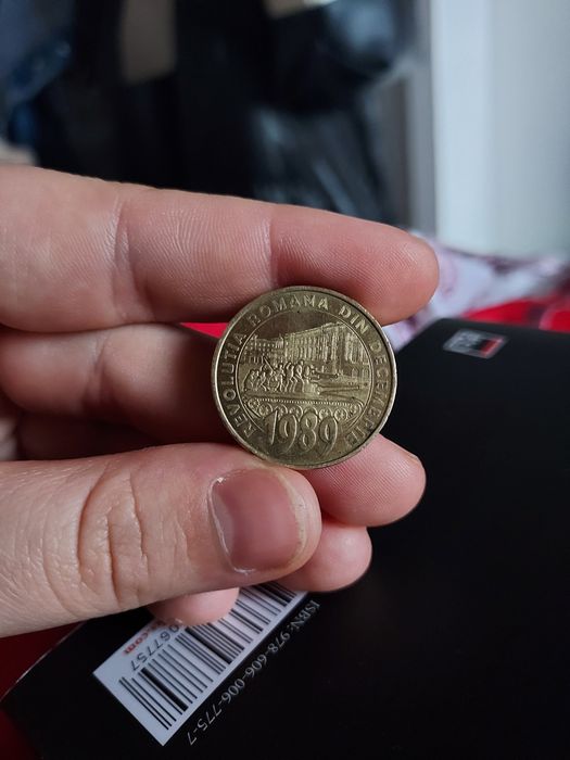 Monedă aniversară 50 de bani 1989