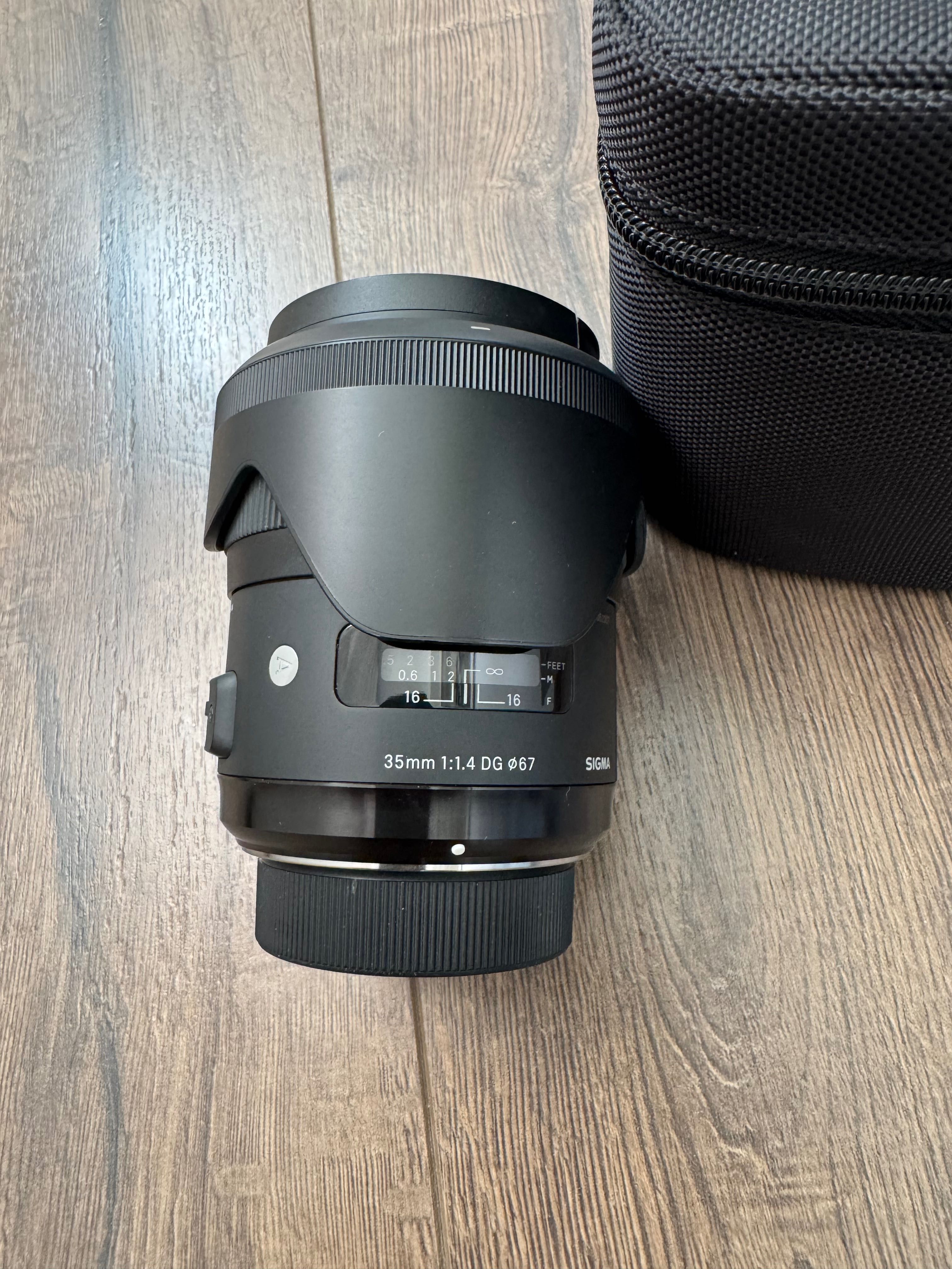 Obiectiv Sigma 35mm Obiectiv Foto DSLR F1.4 DG HSM Montura Nikon FX