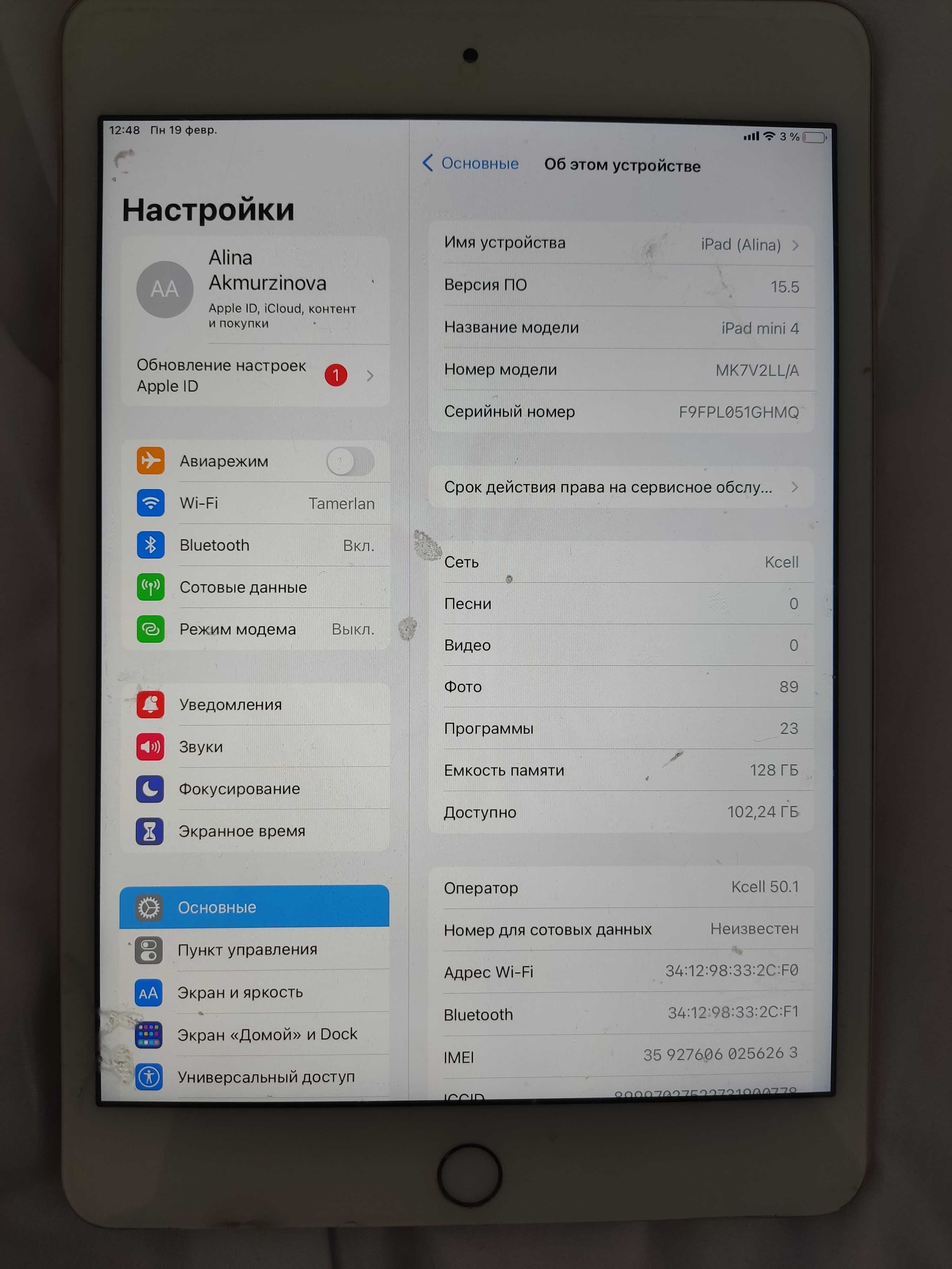 Ipadmini4 в районе зеленного базара