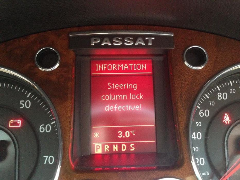 Blocator , imobilizator vw passat b6 7 cc “steering column lock”