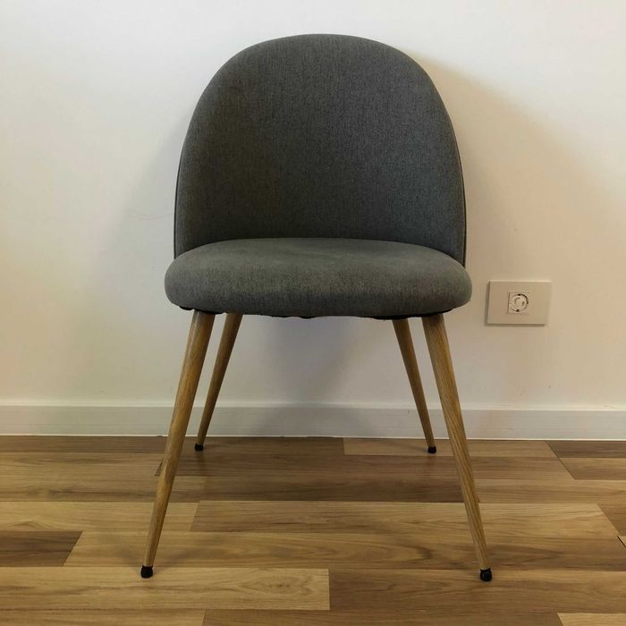 Set Scaun KOKKEDAL JYSK gri/stejar (4 bucati)