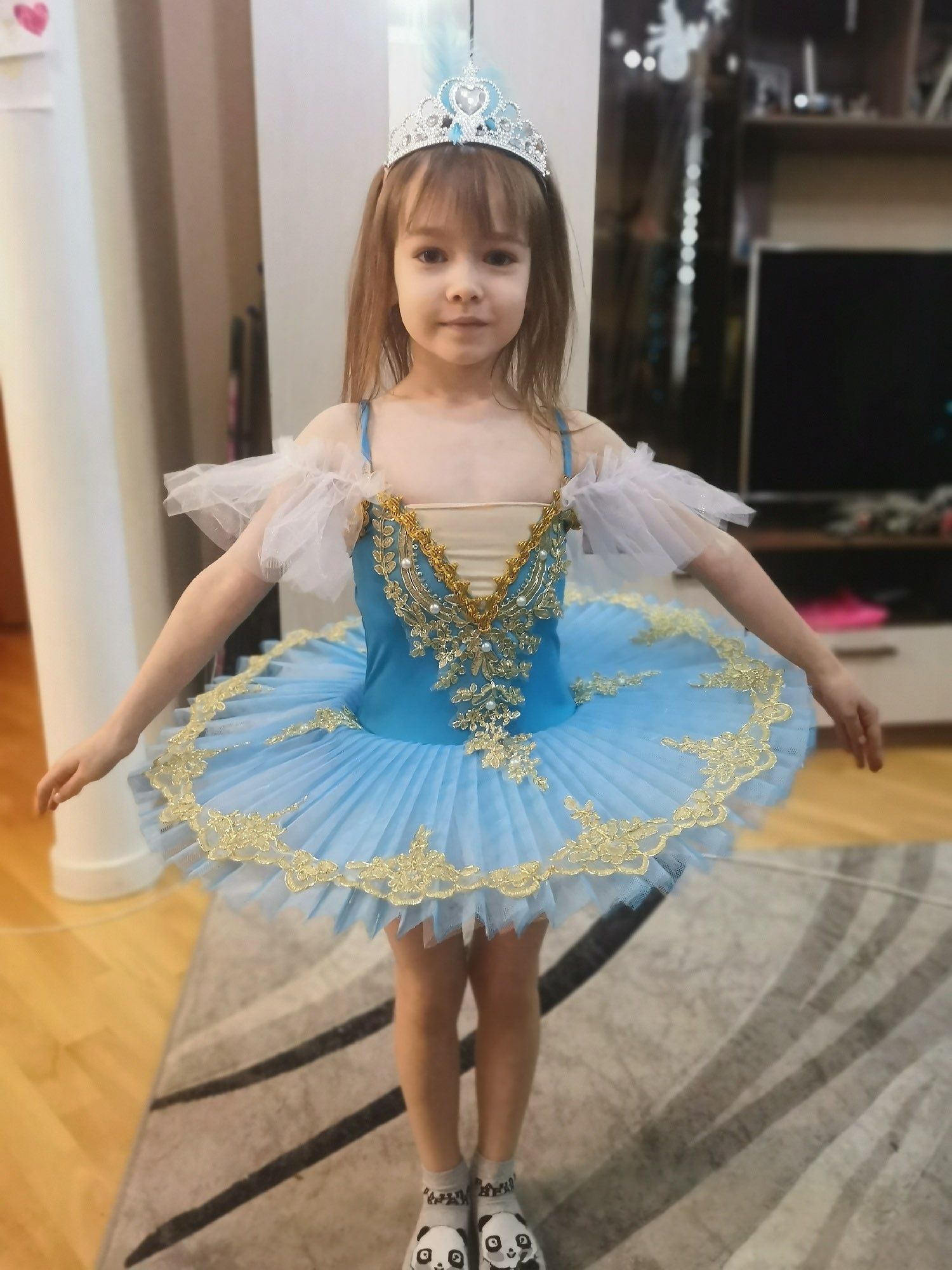 Rochita profesionala cu fusta tutu pentru copii balerina /balet.Costum