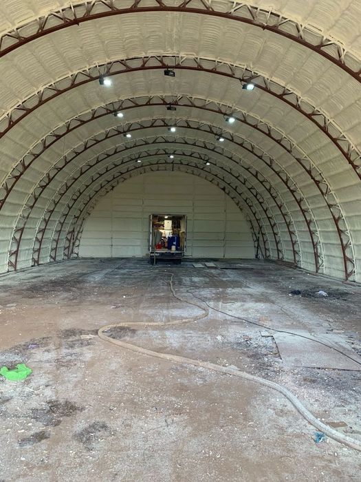 Акция! Утепление пенополиуретан (ППУ) пена крыша ангары склады фасады